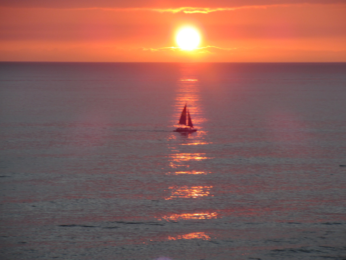 Sunset at Honolulu